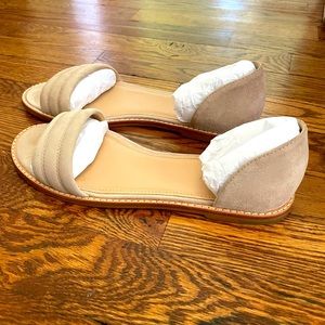 JCrew Hayes suede sandals size 7